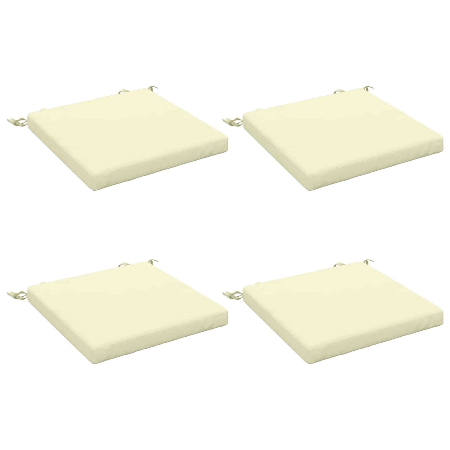 4-Piece Zitkussens SOEST 4 st 100% Polyester Crèmekleurig