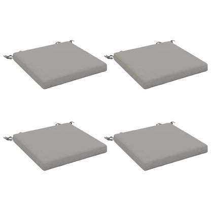 4-Piece Zitkussens SOEST 4 st 100% Polyester Grijs