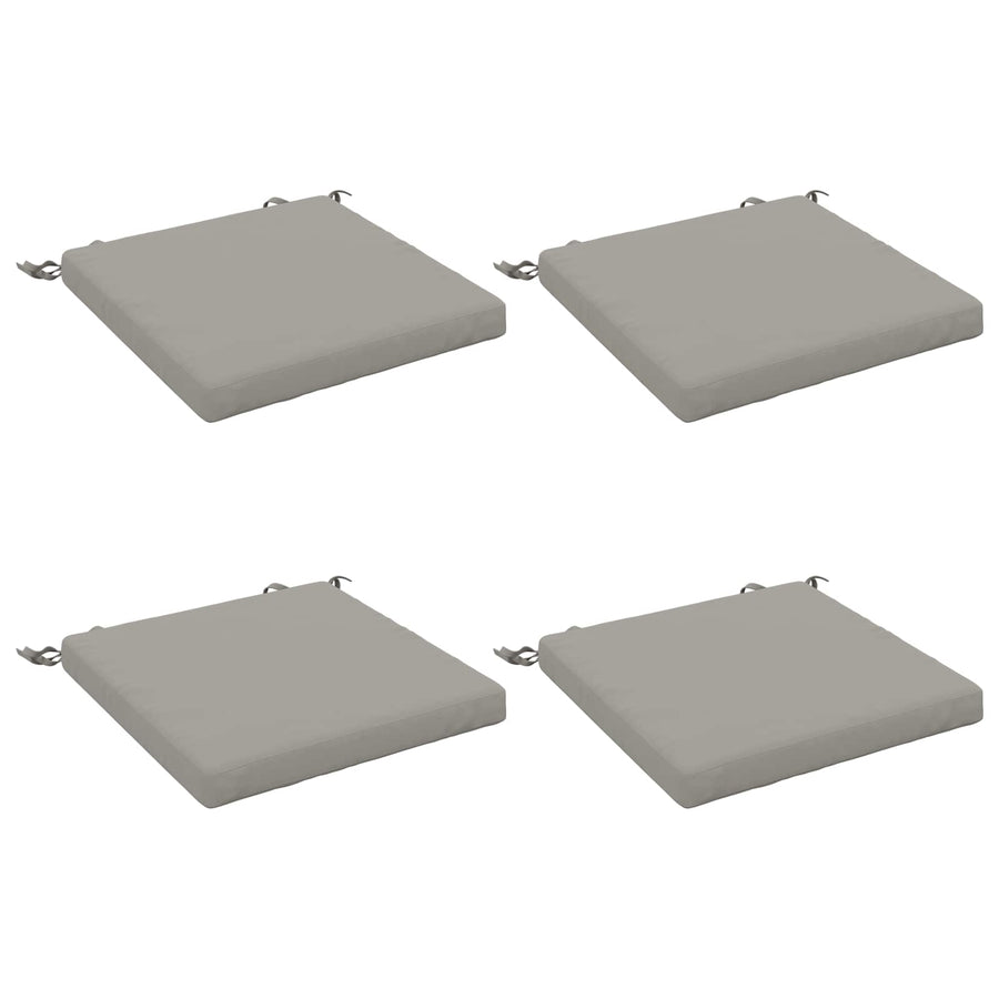 4-Piece Zitkussens SOEST 4 st 100% Polyester Grijs