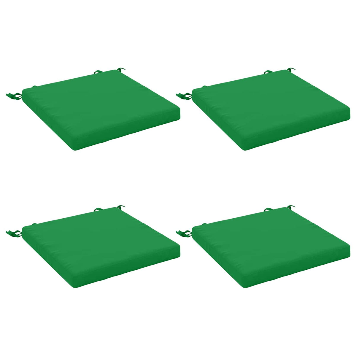 4-Piece Zitkussens SOEST 4 st 100% Polyester Groen