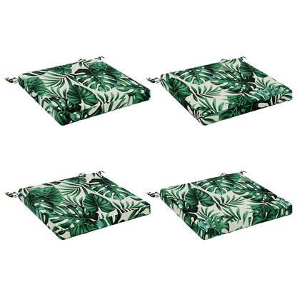 4-Piece Zitkussens SOEST 4 st 100% Polyester Bladpatroon
