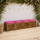 Zitkussens SOEST 4 st roze 100% polyester