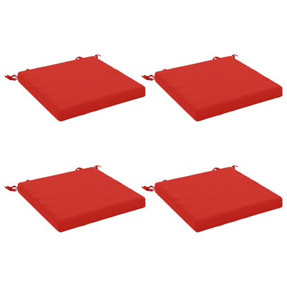 4-Piece Zitkussens SOEST 4 st 100% Polyester Rood