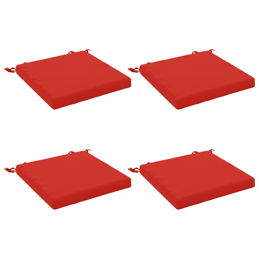 4-Piece Zitkussens SOEST 4 st 100% Polyester Rood