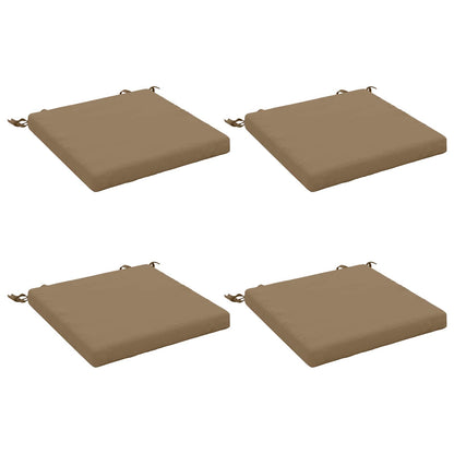 4-Piece Zitkussens SOEST 4 st 100% Polyester Taupe
