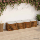 Zitkussens SOEST 4 st 50x50x7 cm wit