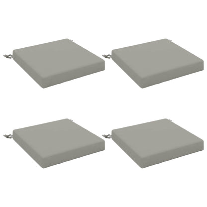4-Piece Zitkussens SOEST 4 st 100% Polyester Grijs