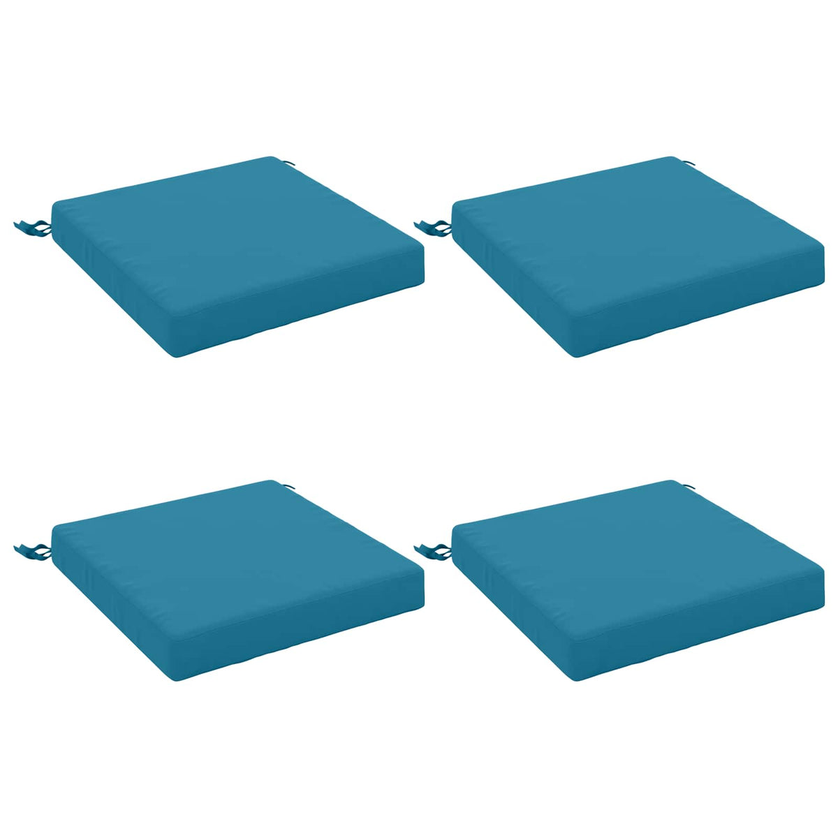 4-Piece Zitkussens SOEST 4 st 100% Polyester Lichtblauw