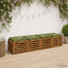Zitkussens 4 stuks groen bladontwerp 100% polyester