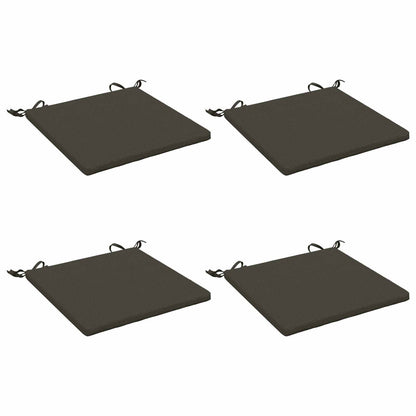 4-Piece Zitkussens SOEST 4 st 100% Polyester Antraciet