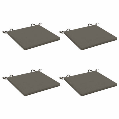 4-Piece Zitkussens SOEST 4 st 100% Polyester Grijs
