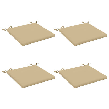 4-Piece Zitkussens SOEST 4 st 100% Polyester Beige