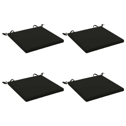 4-Piece Zitkussens SOEST 4 st 100% Polyester Zwart