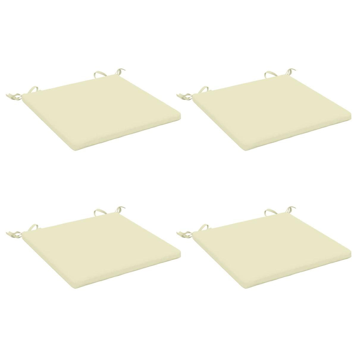 4-Piece Zitkussens SOEST 4 st 100% Polyester Crèmekleurig