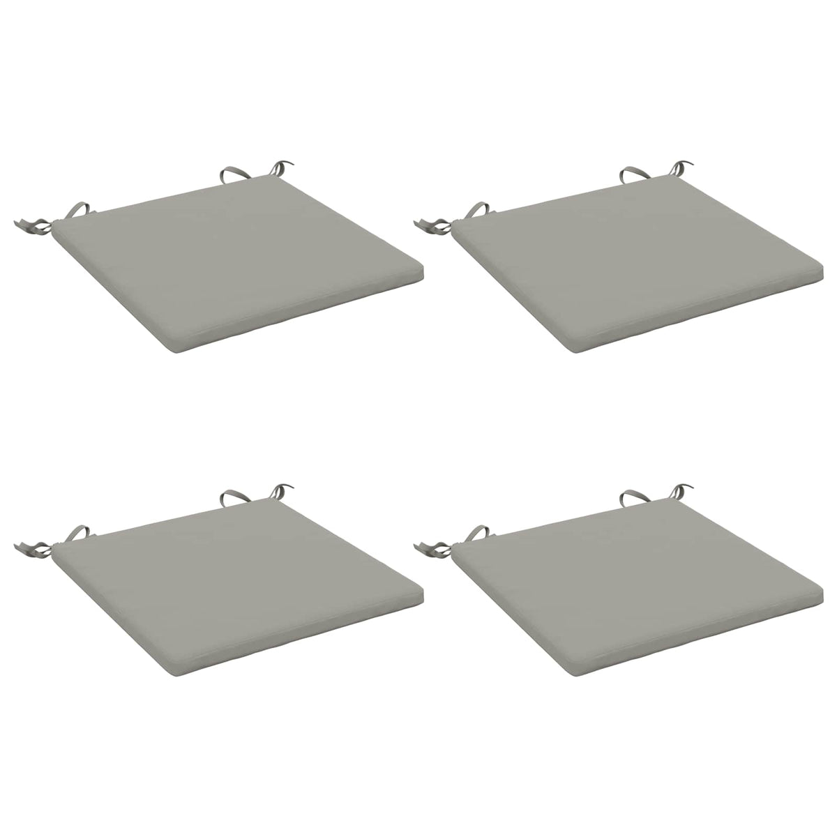4-Piece Zitkussens SOEST 4 st 100% Polyester Grijs