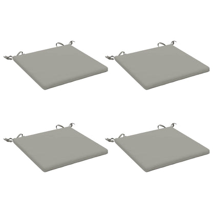 4-Piece Zitkussens SOEST 4 st 100% Polyester Grijs