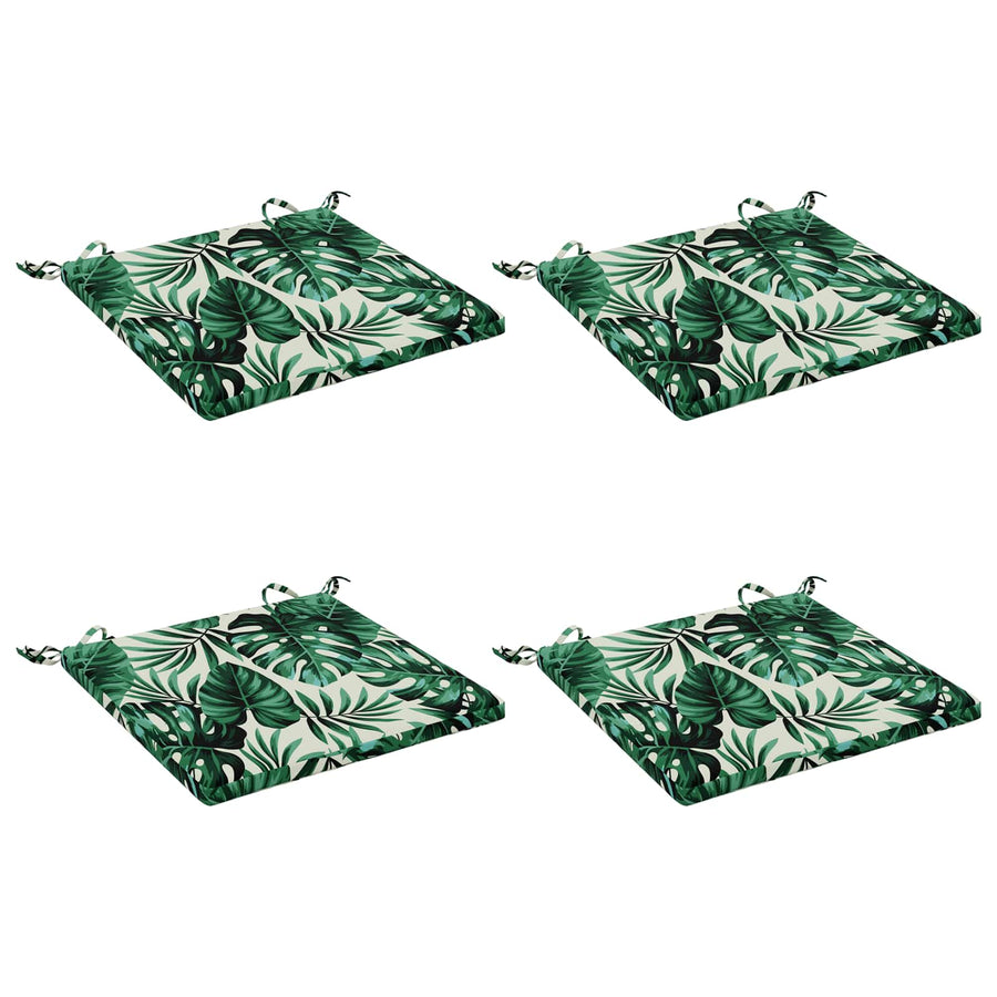 4-Piece Zitkussens SOEST 4 st 100% Polyester Bladpatroon