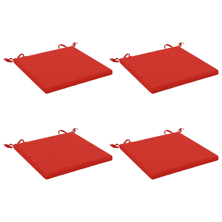 4-Piece Zitkussens SOEST 4 st 100% Polyester Rood