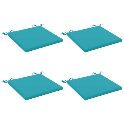 4-Piece Zitkussens SOEST 4 st 100% Polyester Turquoise