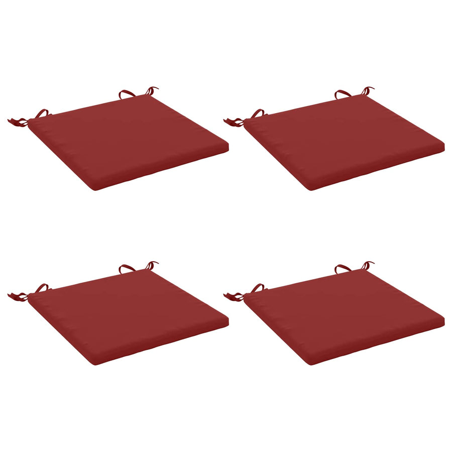 4-Piece Zitkussens SOEST 4 st 100% Polyester Wijnrood