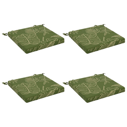 4-Piece Zitkussens SOEST 4 st 100% Polyester Bladontwerp
