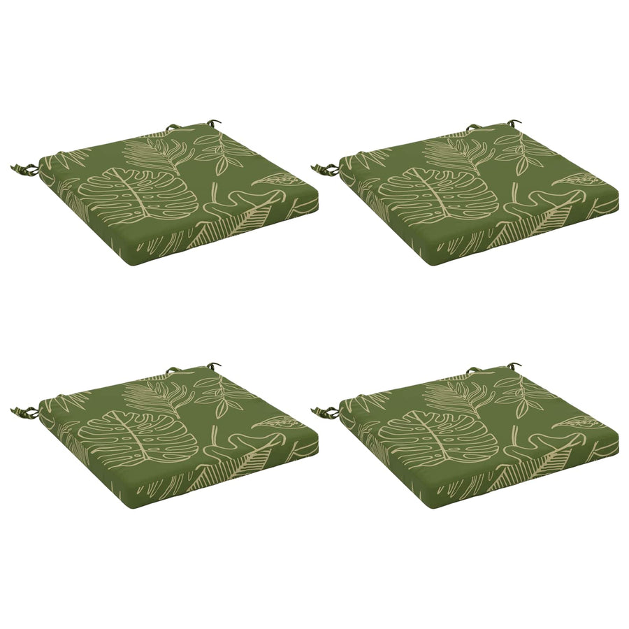 4-Piece Zitkussens SOEST 4 st 100% Polyester Bladontwerp