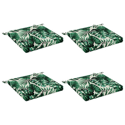 4-Piece Zitkussens SOEST 4 st 100% Polyester Bladpatroon
