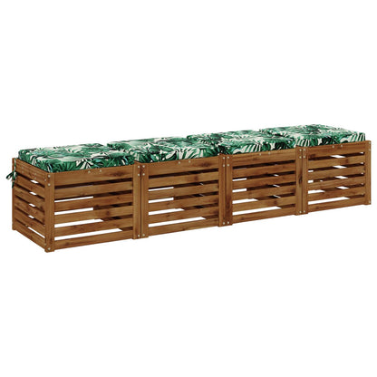 4-Piece Zitkussens SOEST 4 st 100% Polyester Bladpatroon