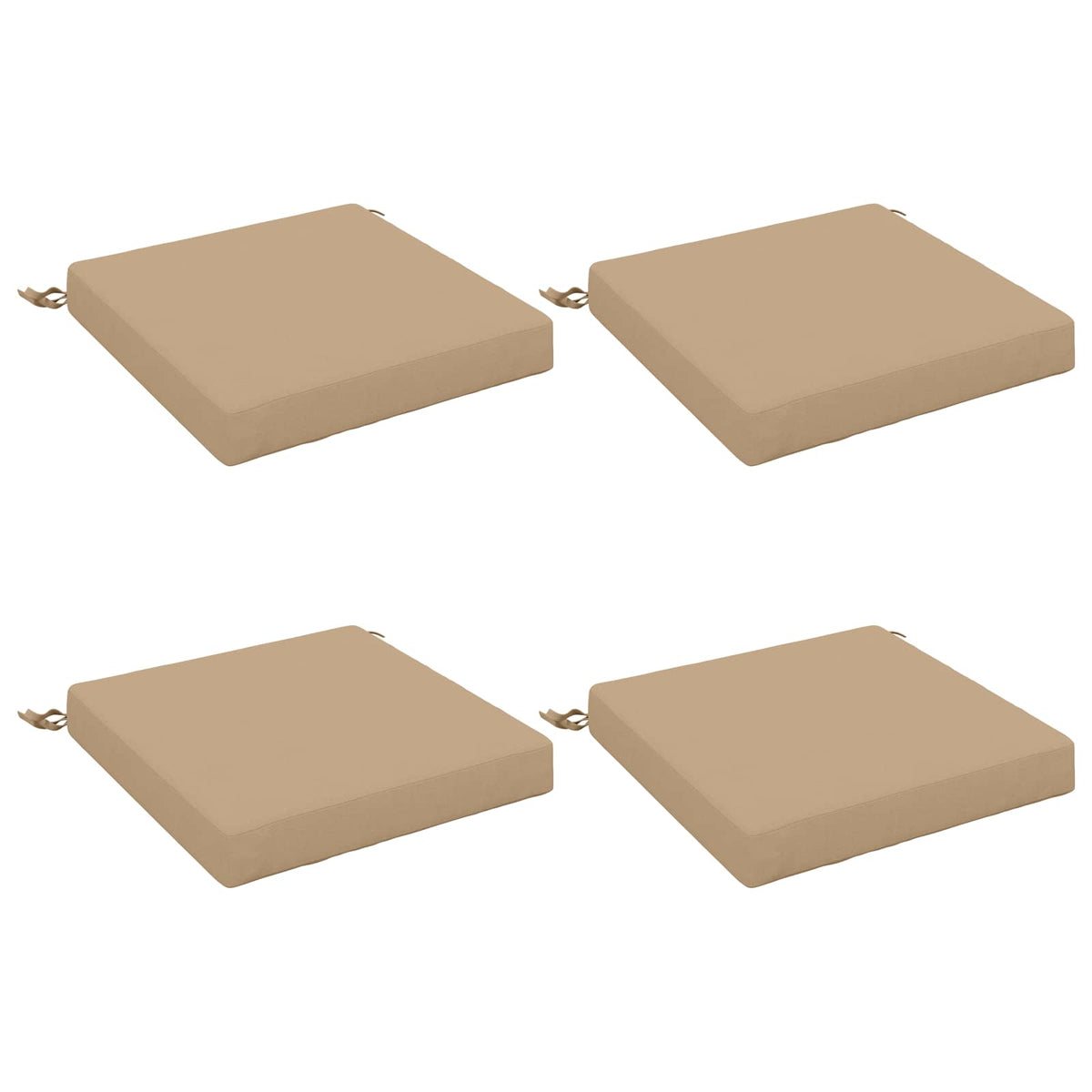 4-Piece Zitkussens SOEST 4 st 100% Polyester Zand