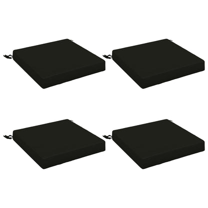 4-Piece Zitkussens SOEST 4 st 100% Polyester Zwart