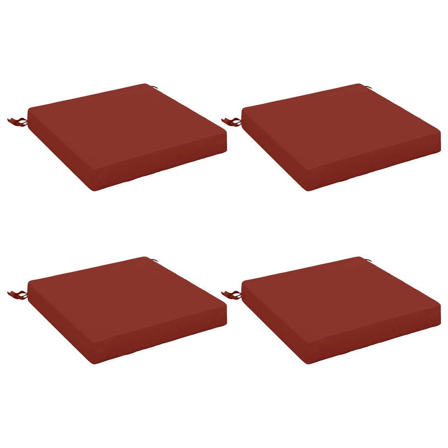 4-Piece Zitkussens SOEST 4 st 100% Polyester Rood