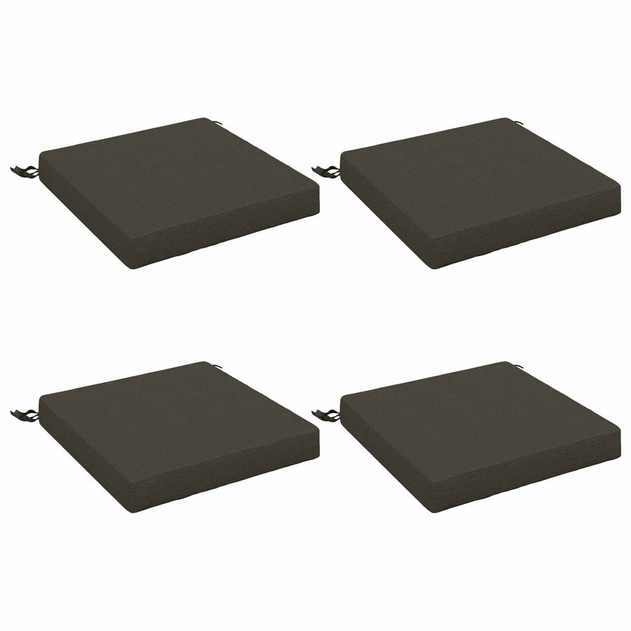 4-Piece Zitkussens SOEST 4 st 100% Polyester Antraciet
