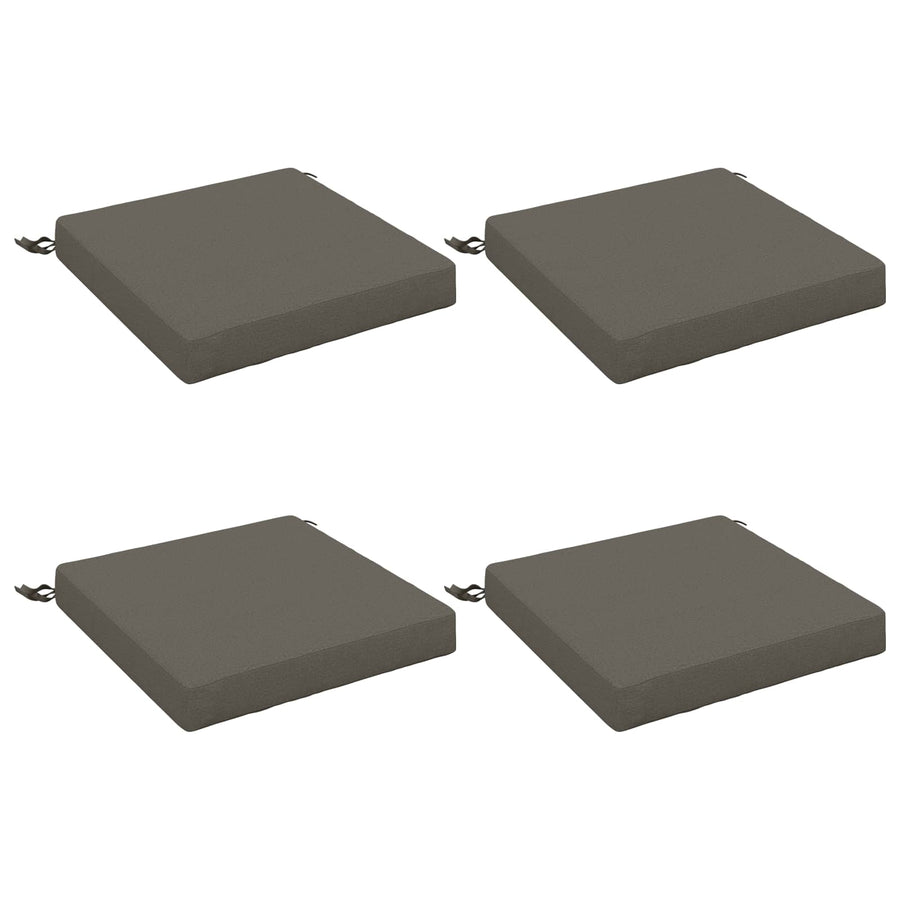 4-Piece Zitkussens SOEST 4 st 100% Polyester Grijs