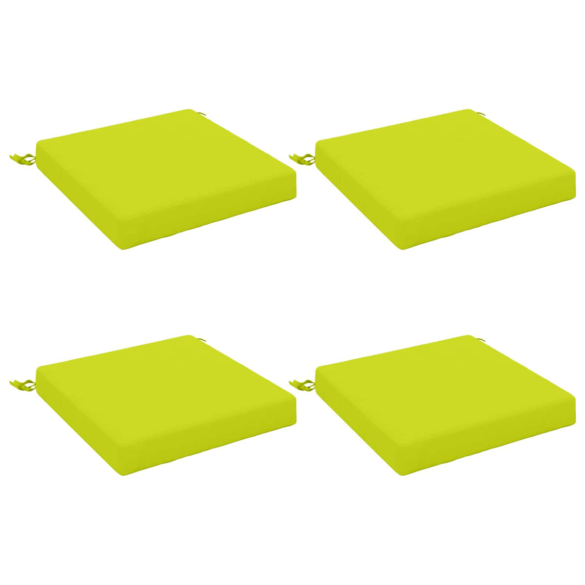 4-Piece Zitkussens SOEST 4 st 100% Polyester Helder groen