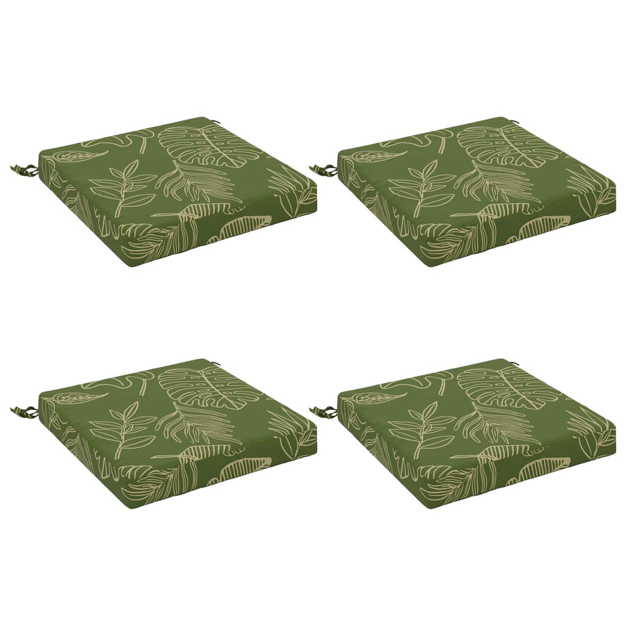 4-Piece Zitkussens SOEST 4 st 100% Polyester Bladontwerp