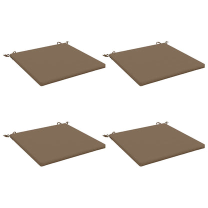 4-Piece Zitkussens SOEST 4 st 100% Polyester Taupe