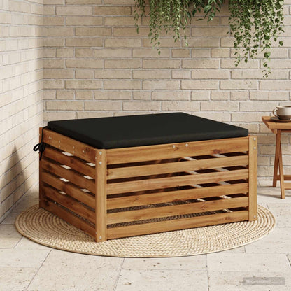 1-Piece Zitkussen SOEST 100% Polyester Zwart 70 x 70 x 3 cm