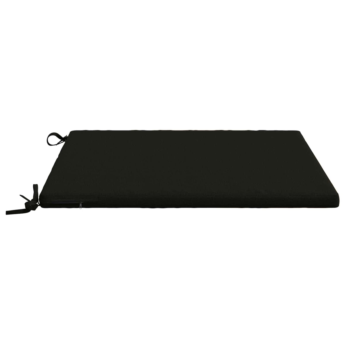 1-Piece Zitkussen SOEST 100% Polyester Zwart 60 x 60 x 3 cm