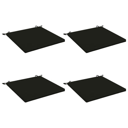 4-Piece Zitkussens SOEST 4 st 100% Polyester Zwart