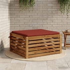 Zitkussen rood 80 x 80 x 3 cm polyester