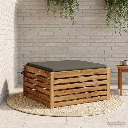 1-Piece Zitkussen SOEST 100% Polyester Antraciet 80 x 80 x 3 cm