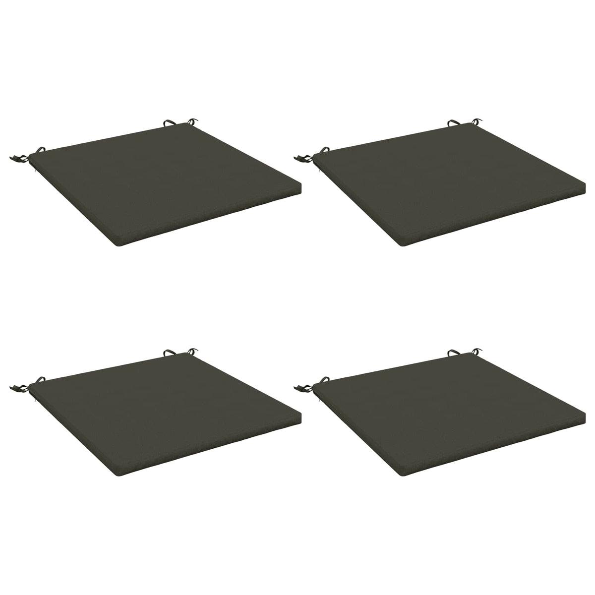 4-Piece Zitkussens SOEST 4 st 100% Polyester Antraciet