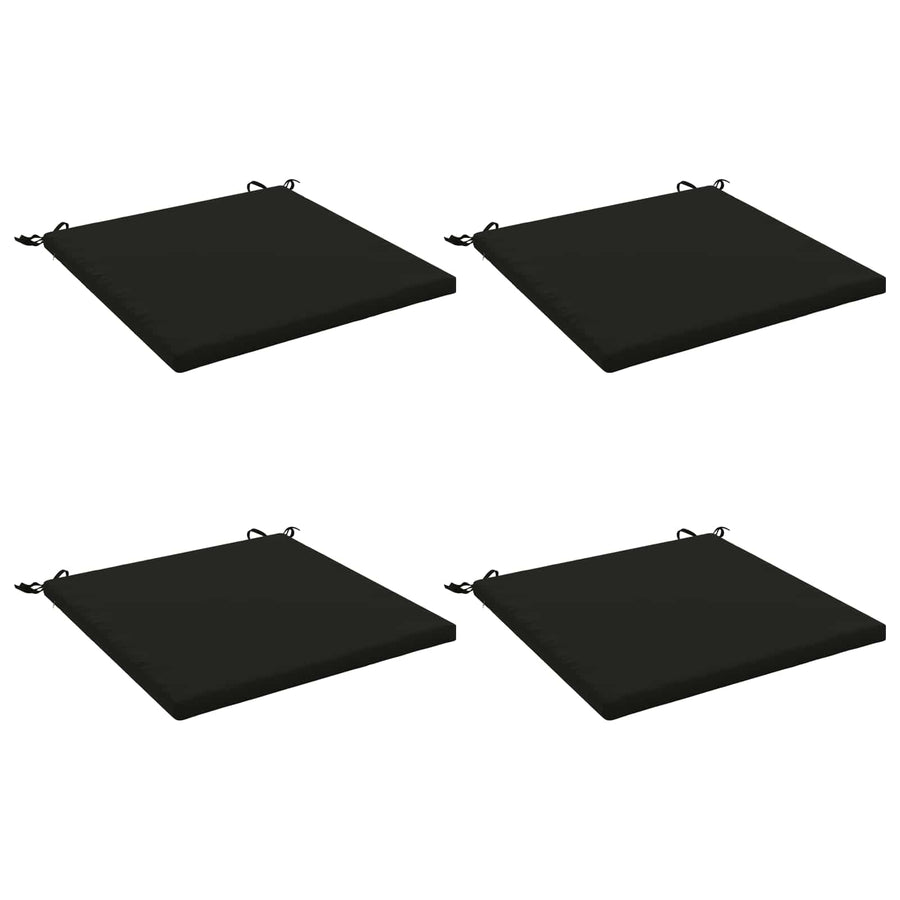 4-Piece Zitkussens SOEST 4 st 100% Polyester Zwart