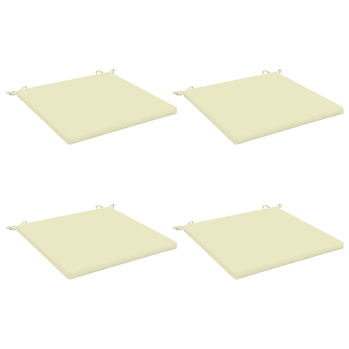 4-Piece Zitkussens SOEST 4 st 100% Polyester Crèmekleurig