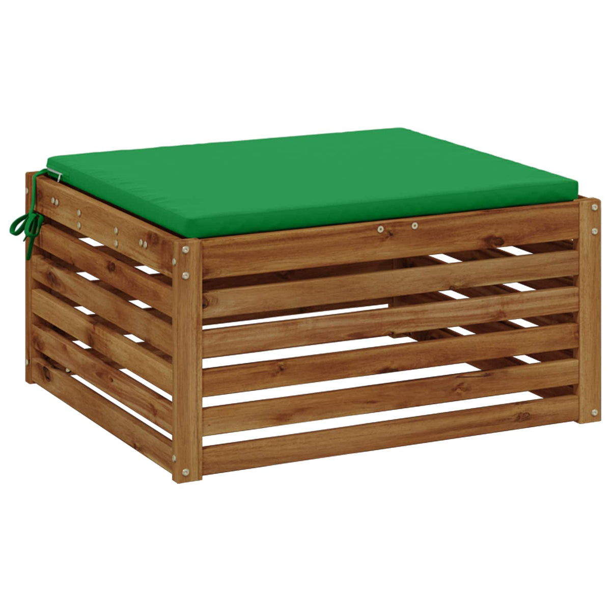 1-Piece Zitkussen SOEST 100% Polyester Groen 60 x 60 x 3 cm