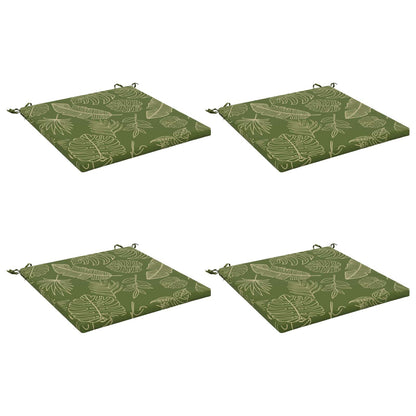 4-Piece Zitkussens SOEST 4 st 100% Polyester Bladontwerp