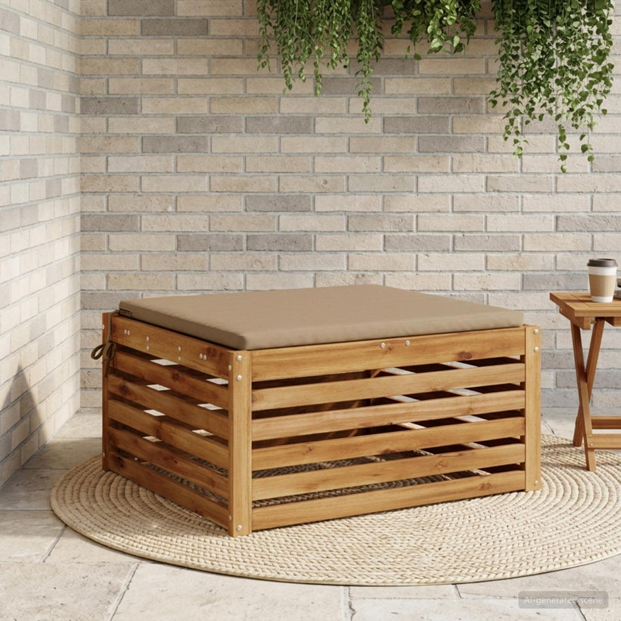 1-Piece Zitkussen SOEST 100% Polyester Taupe 80 x 80 x 3 cm