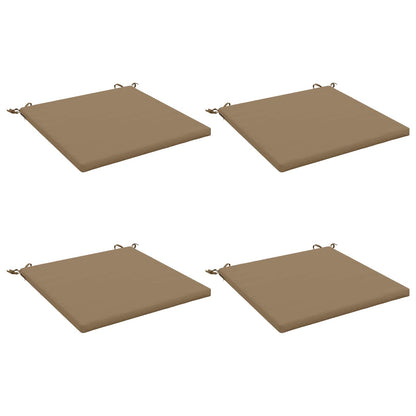 4-Piece Zitkussens SOEST 4 st 100% Polyester Taupe
