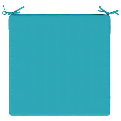 1-Piece Zitkussen SOEST 100% Polyester Turquoise 60 x 60 x 3 cm