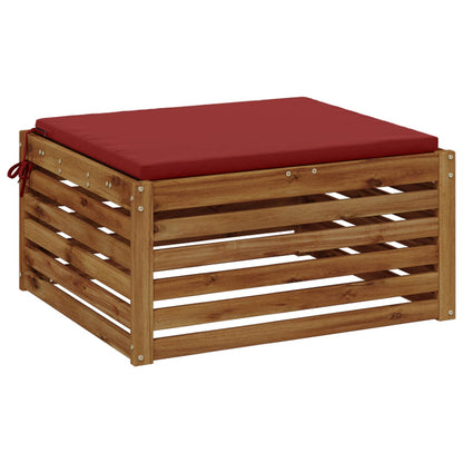 1-Piece Zitkussen SOEST 100% Polyester Wijnrood 60 x 60 x 3 cm